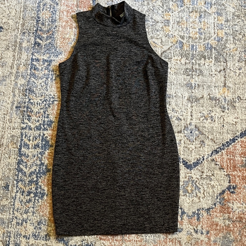 Cecico Charcoal Sleeveless Mini Dress